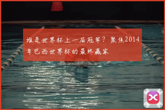 谁是世界杯上一届冠军？聚焦2014年巴西世界杯的最终赢家