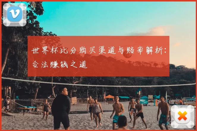世界杯比分购买渠道与赔率解析：合法赚钱之道